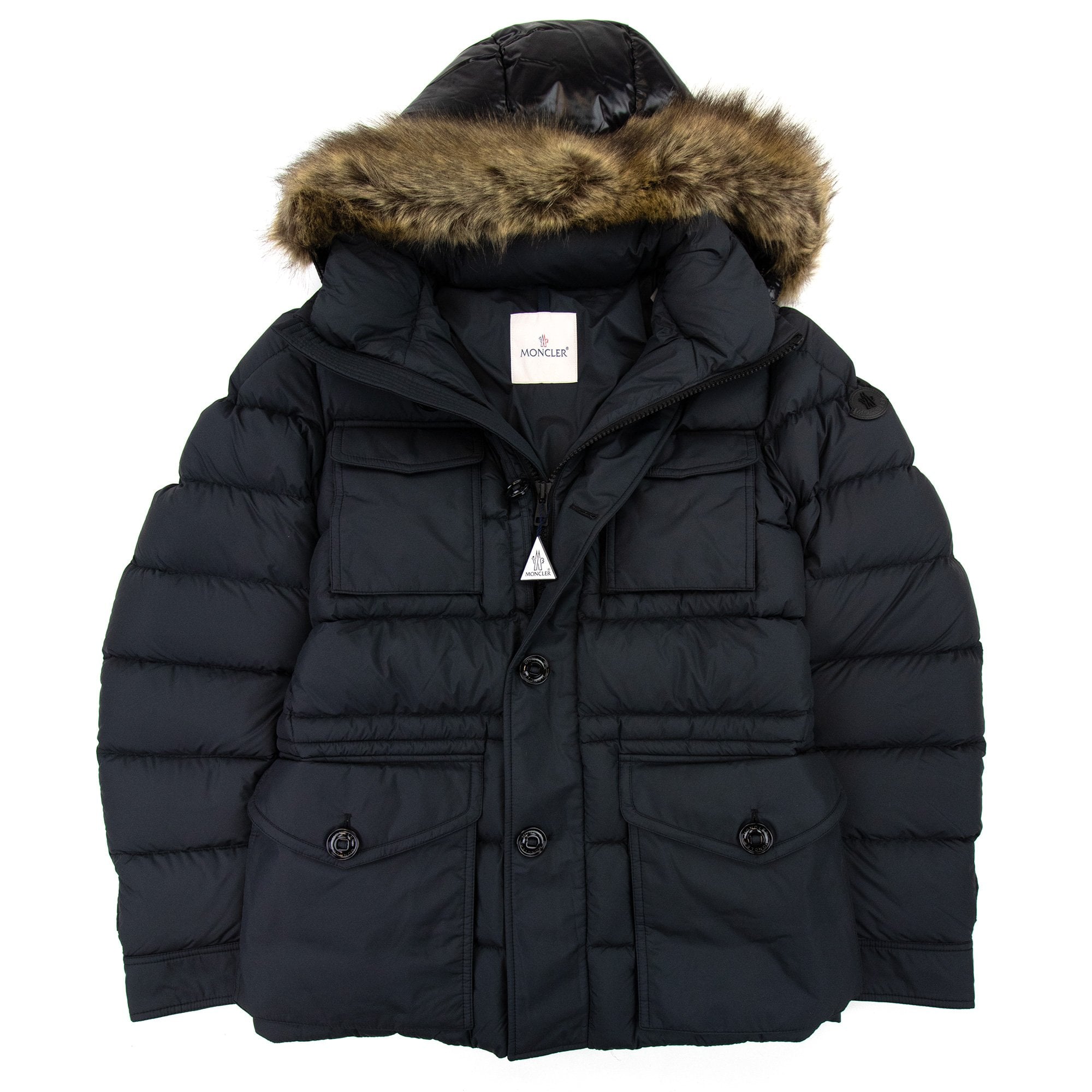 Moncler Chevreuse Short Down Jacket Black 999