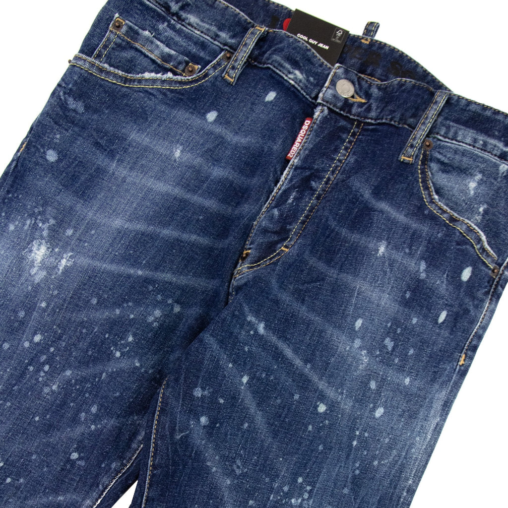 Dsquared2 Dark Moldy Wash Cool Guy Jean Navy Blue 470