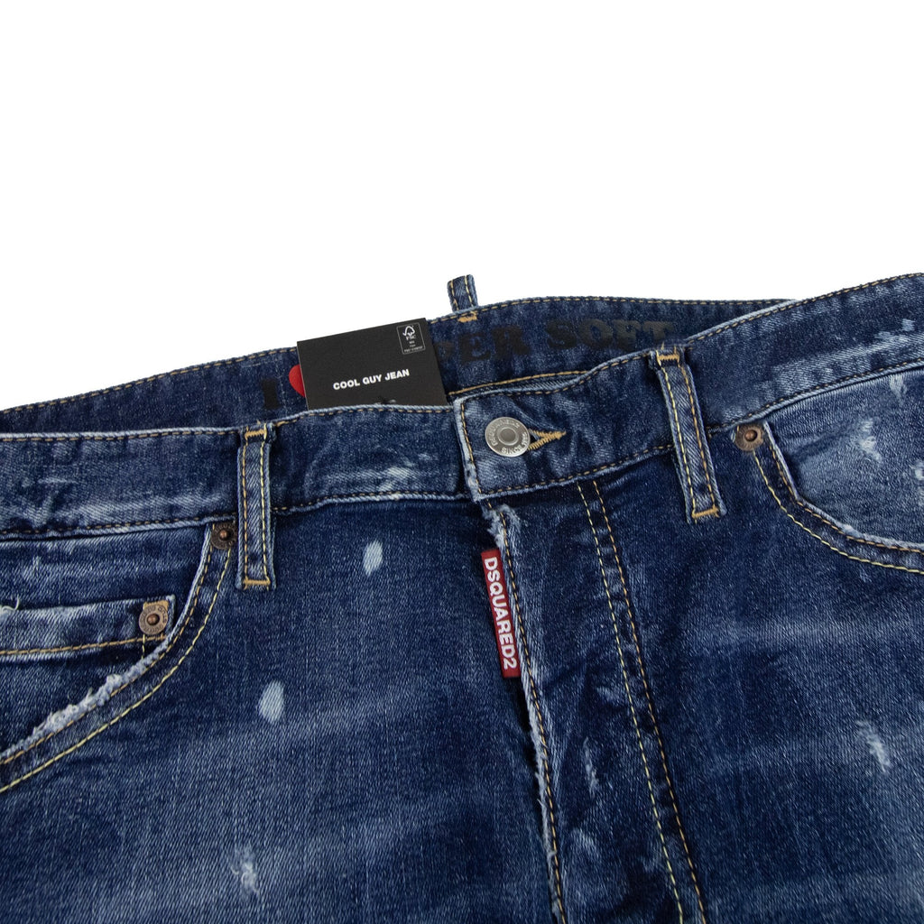 Dsquared2 Dark Moldy Wash Cool Guy Jean Navy Blue 470
