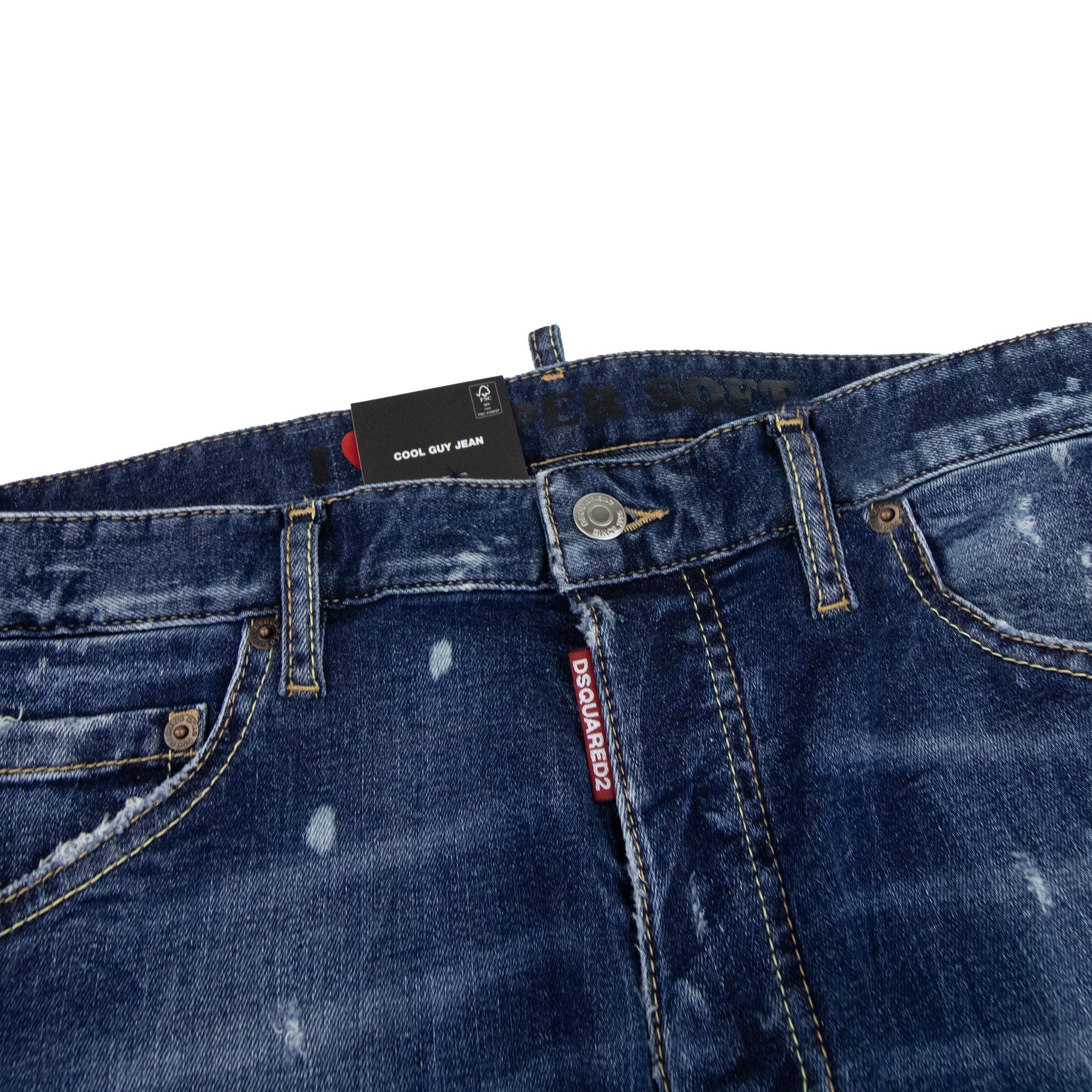 Dsquared2 Dark Moldy Wash Cool Guy Jean Navy Blue 470