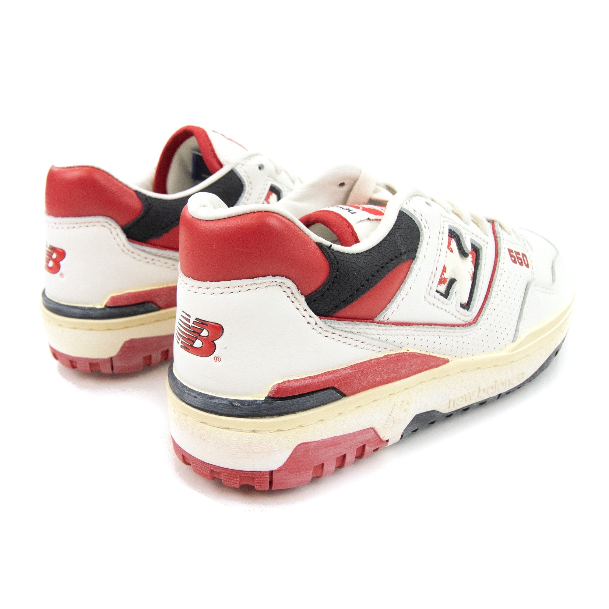New Balance 550v Low Trainers White