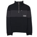 Valentino Panel Detail Logo Patch Sweatshirt Black 0no