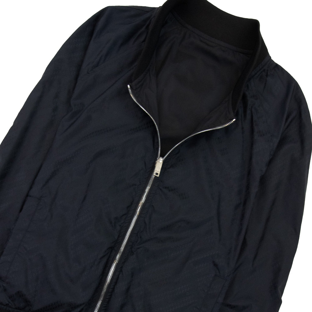 Givenchy Chain Motif Reversible Bomber Jacket Black 001