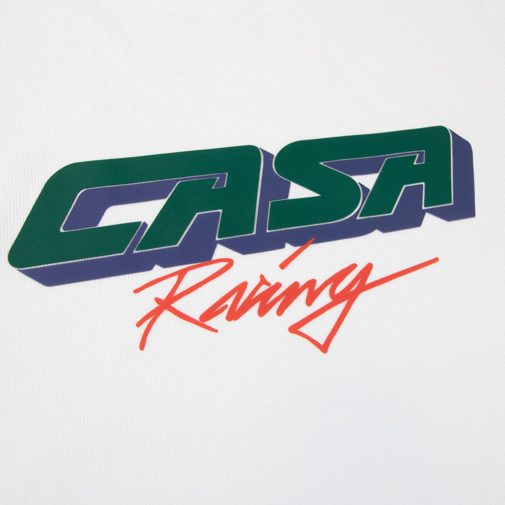 Casablanca Casa Racing 3d Printed Oversized T Shirt White 003