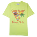 Casablanca Afro Cubism Tennis Club T Shirt Pale Green
