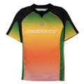 Casablanca Gradient Football T Shirt Bird Eye Mesh
