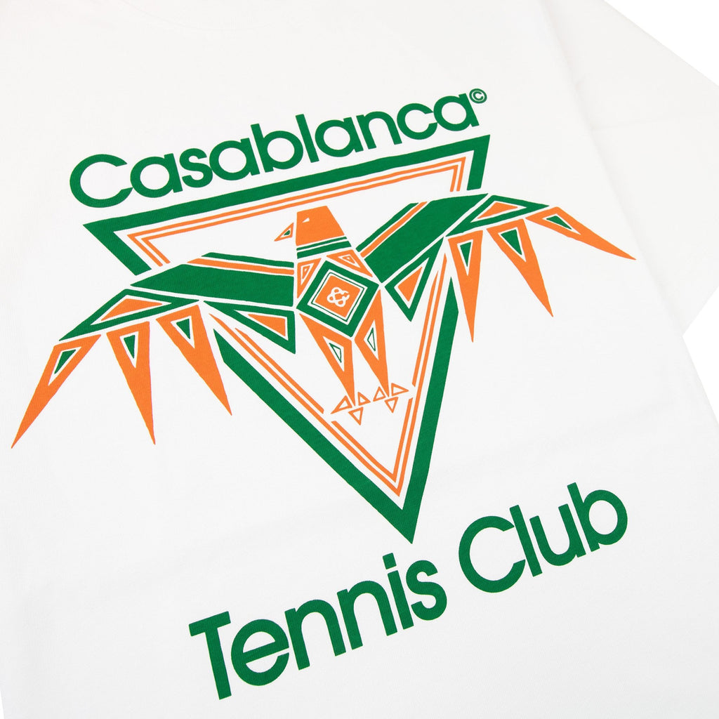 Casablanca Playful Eagle T Shirt White 001