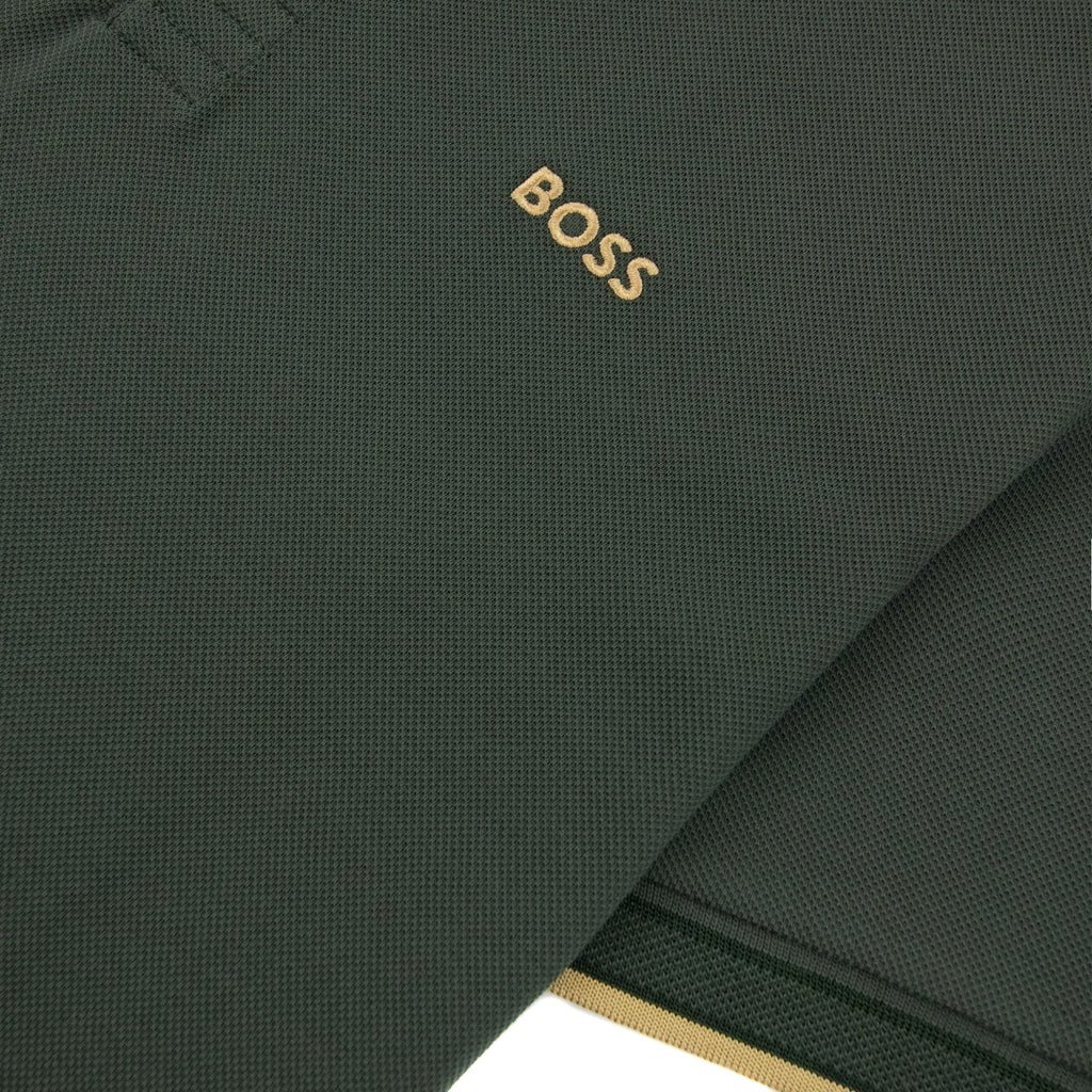 Hugo Boss Embroidered Logo Paddy Polo Green 379