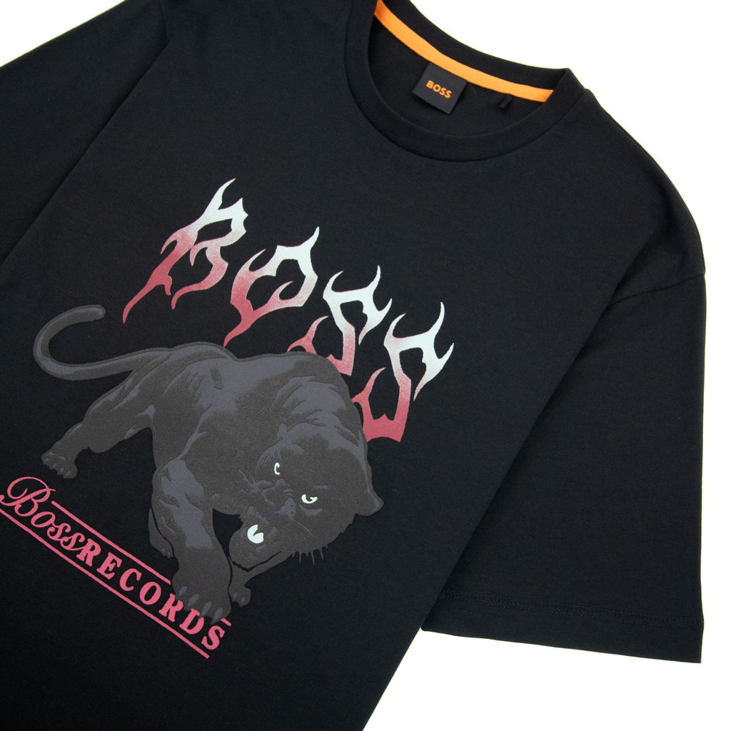 Hugo Boss Tee Pantera Logo T Shirt Black 001