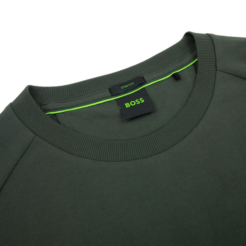 Hugo Boss Tee 2 Artwork Logo T Shirt Green 379