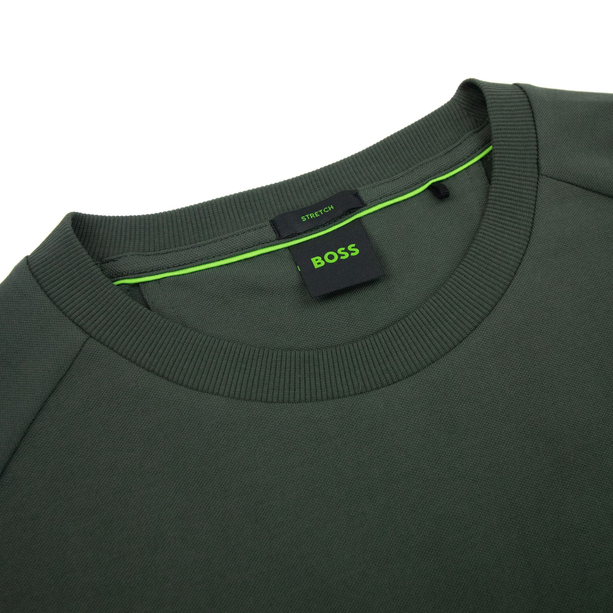 Hugo Boss Tee 2 Artwork Logo T Shirt Green 379