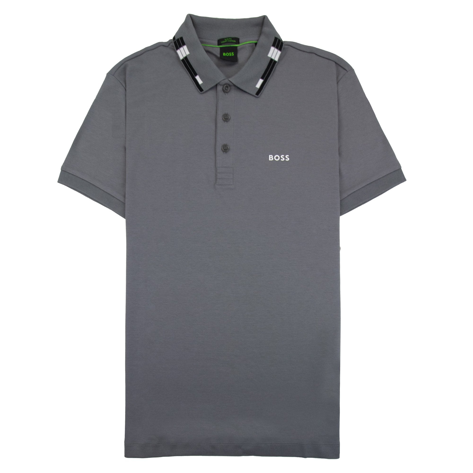 Hugo Boss Paule Slim Fit Laxury Cotton Polo Grey 036