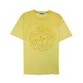 Stone Island Compass Logo T Shirt Yellow V0031