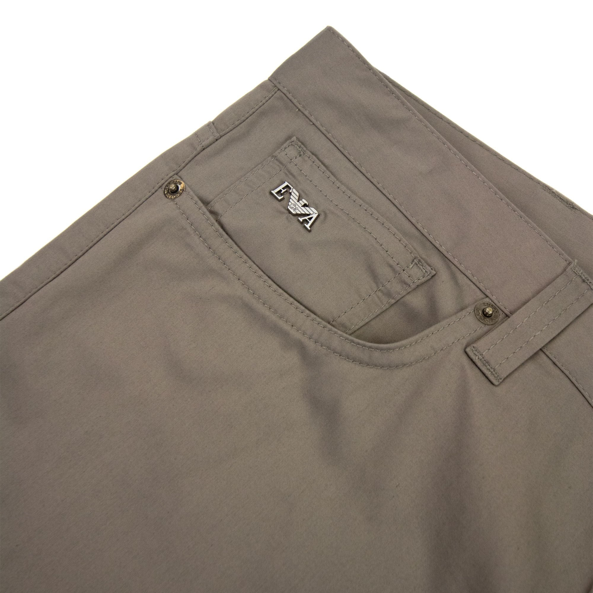 Emporio Armani Lustrous Comfort Cotton Board Shorts Ebony 979