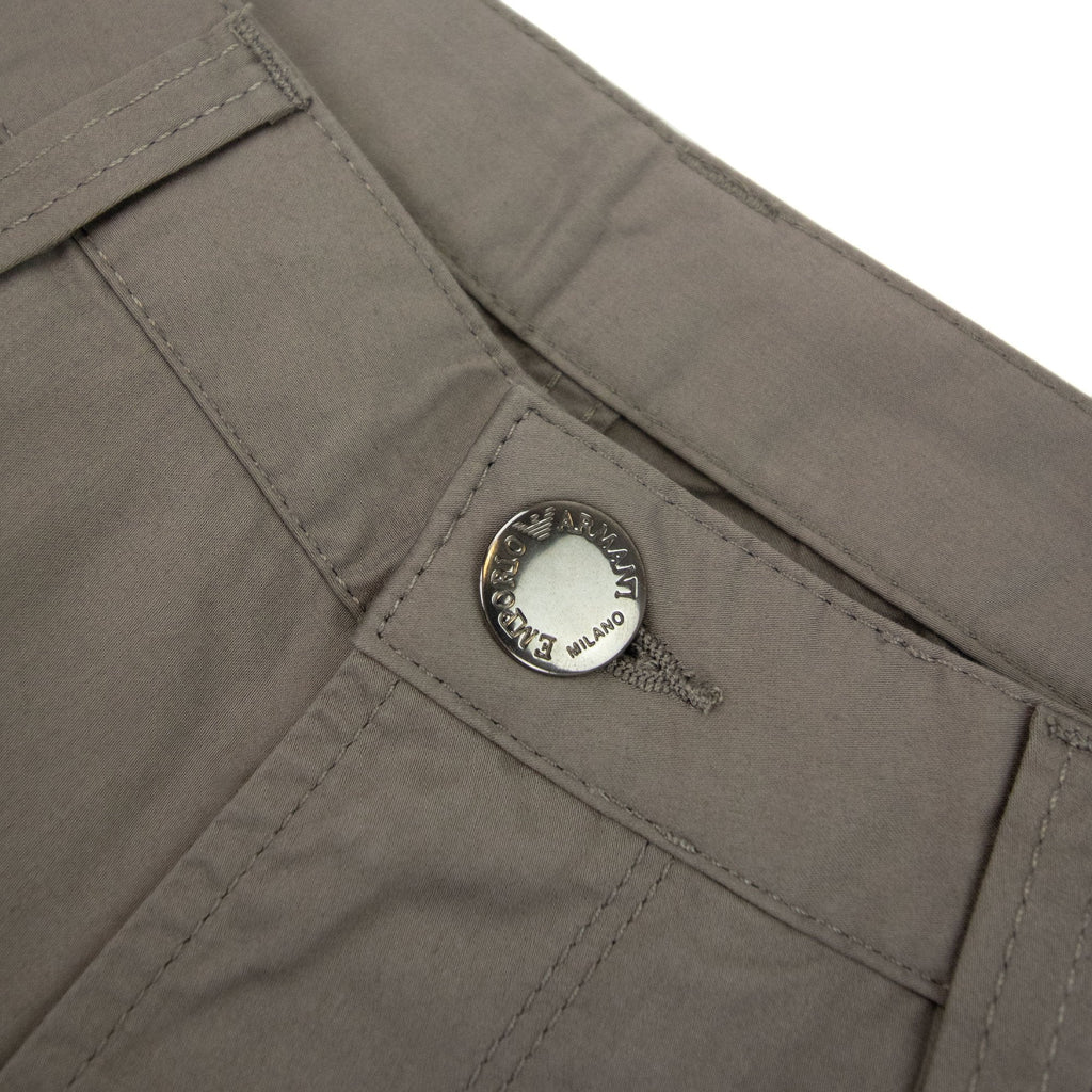 Emporio Armani Lustrous Comfort Cotton Board Shorts Ebony 979