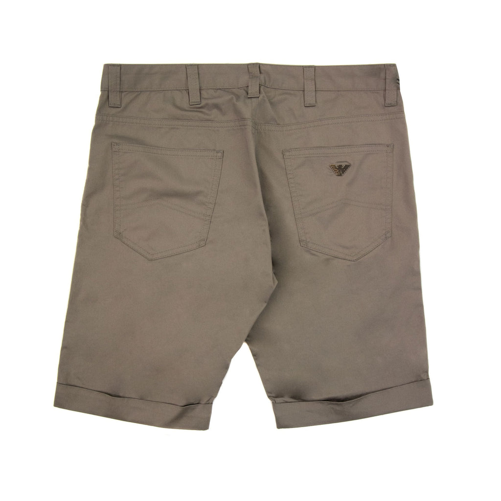 Emporio Armani Lustrous Comfort Cotton Board Shorts Ebony 979