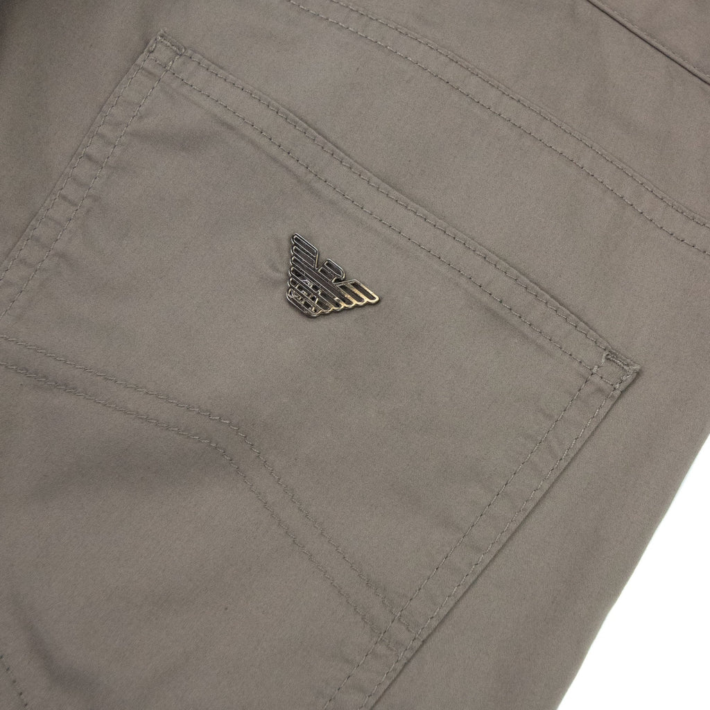 Emporio Armani Lustrous Comfort Cotton Board Shorts Ebony 979