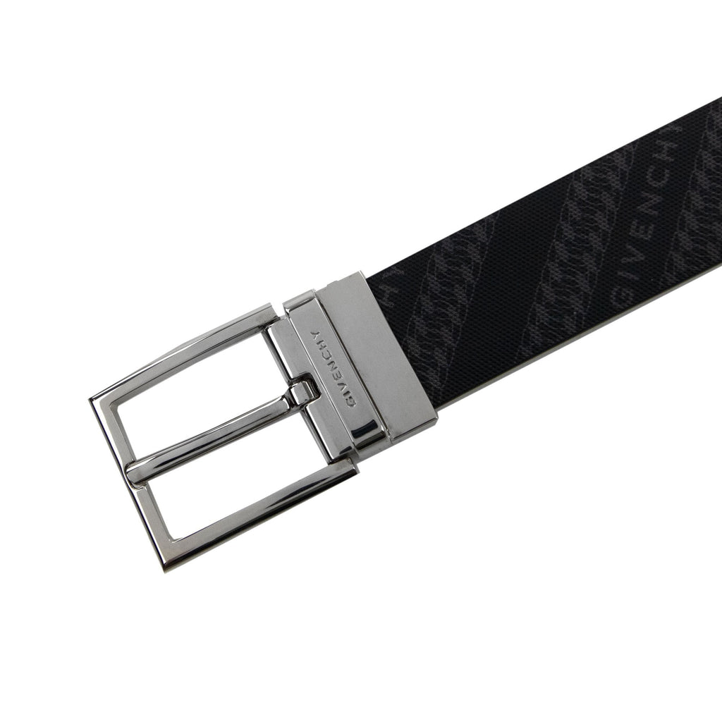 Givenchy Chain Logo Print Belt Black/grey