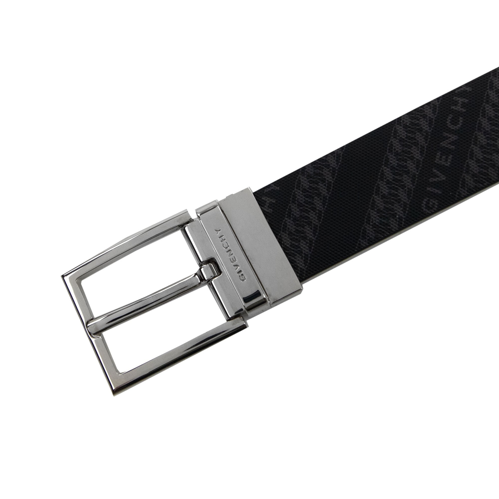 Givenchy Chain Logo Print Belt Black/grey