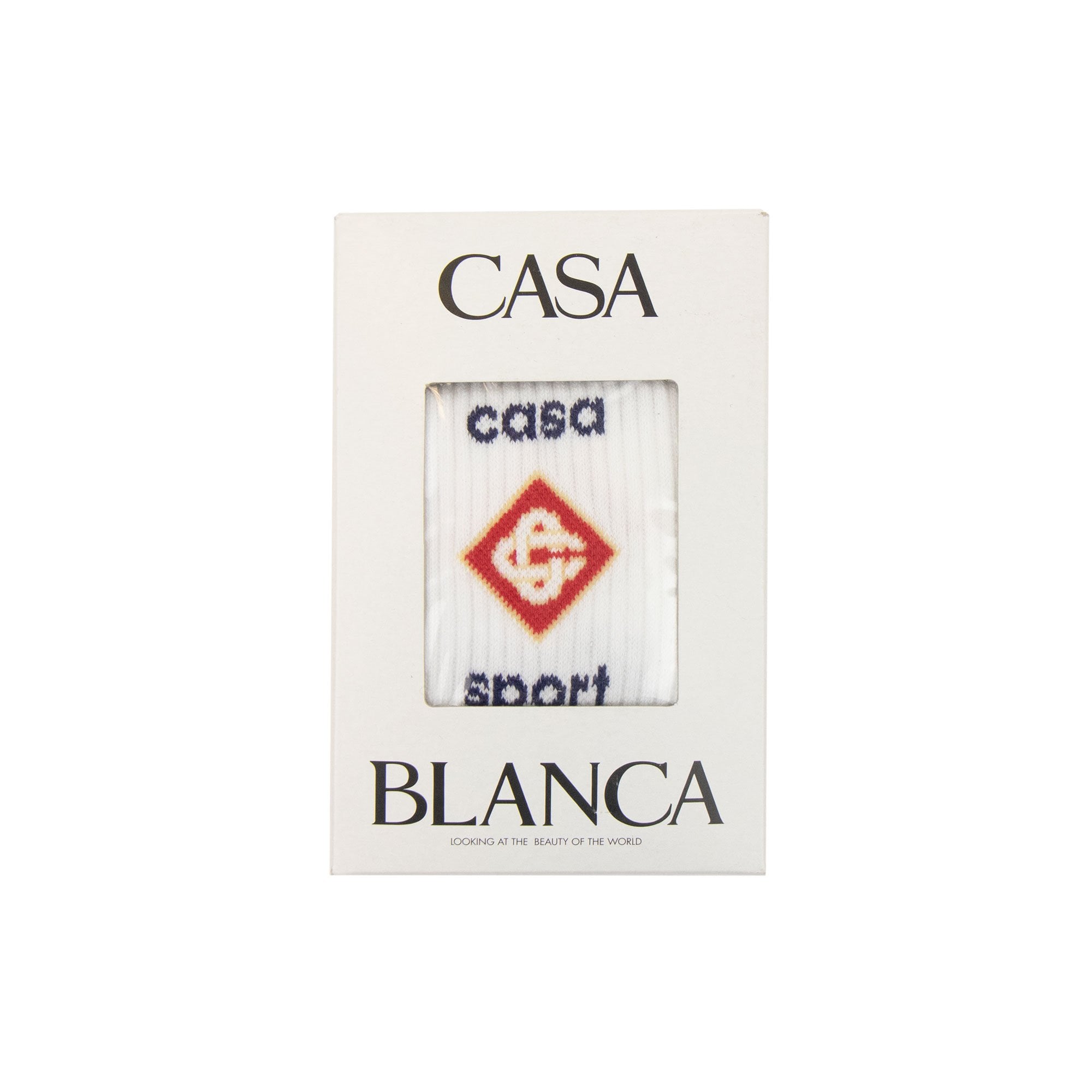 Casablanca Sport Socks White 105