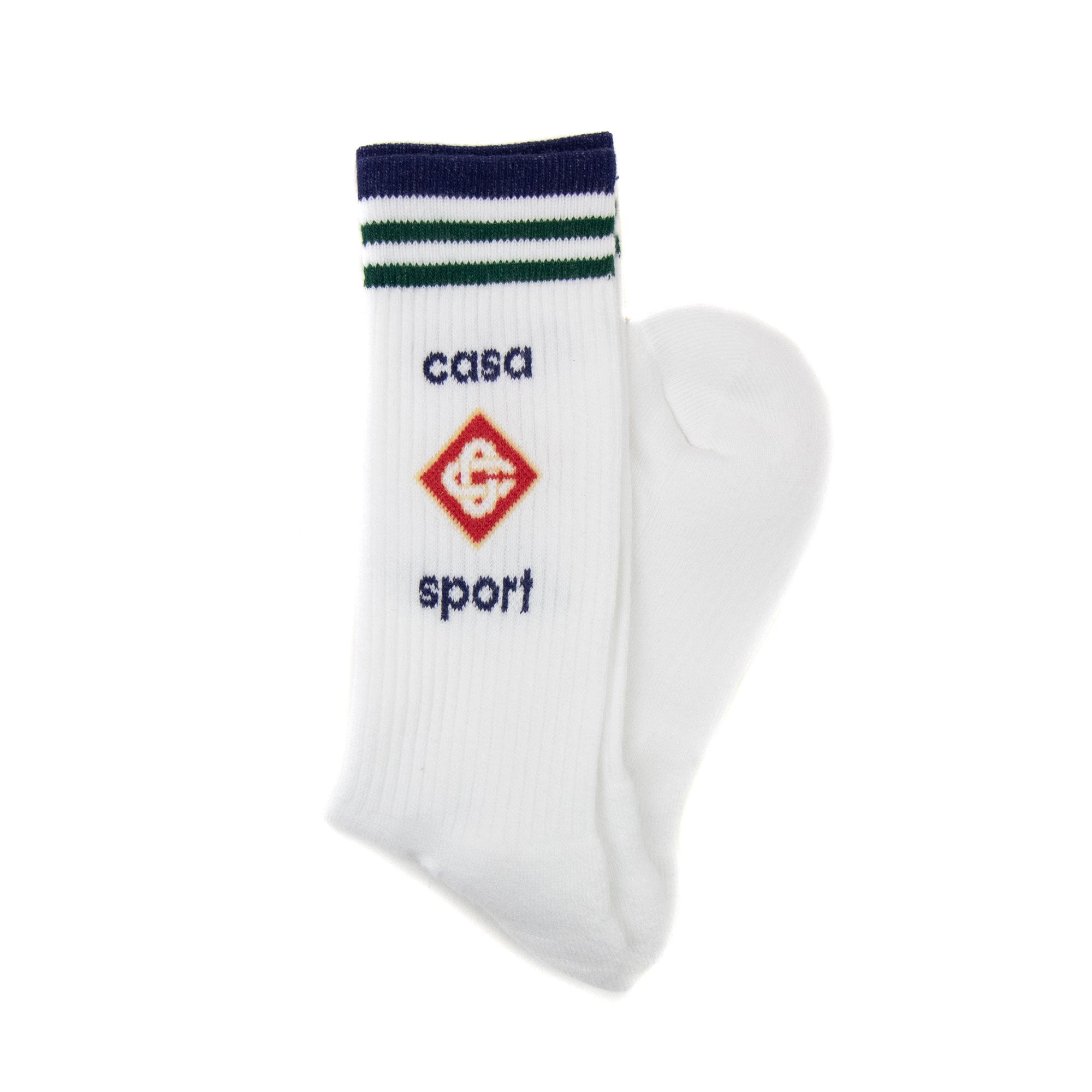 Casablanca Sport Socks White 105