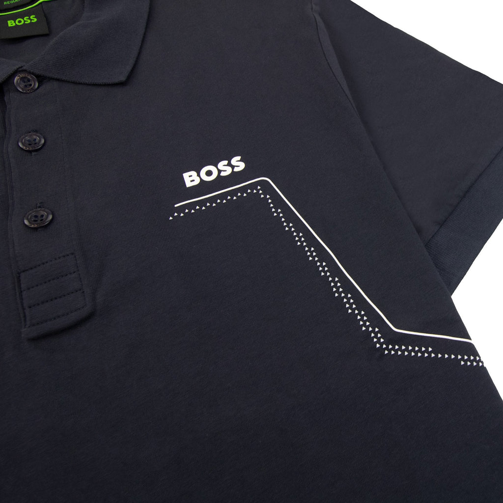 Hugo Boss Paddy 3 Regular Fit Polo Navy 402