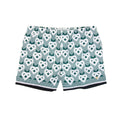 Casablanca Heart Monogram Swim Shorts Green/white