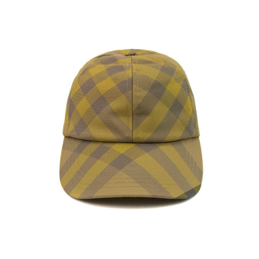 Burberry Bias Check Woven Cap Cedar