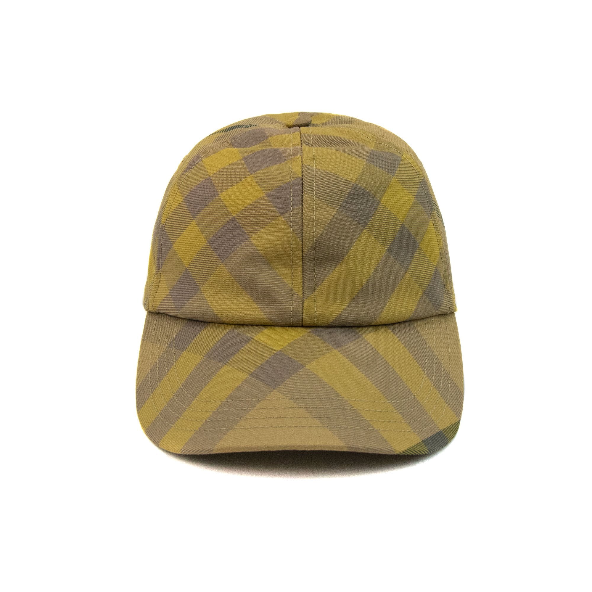 Burberry Bias Check Woven Cap Cedar