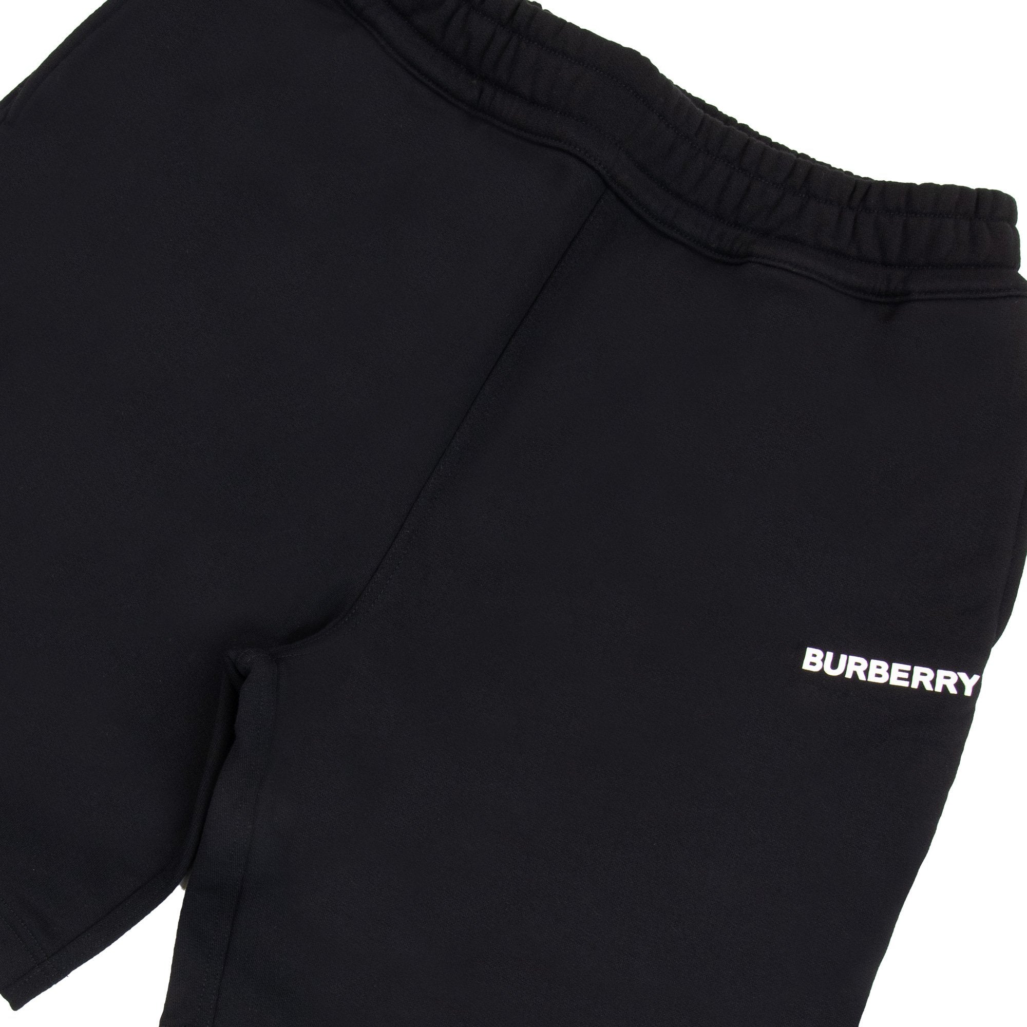Burberry M Raphael Logo Cotton Shorts Black