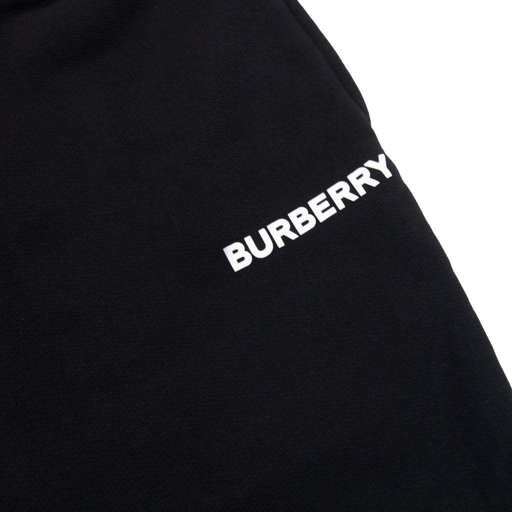 Burberry M Raphael Logo Cotton Shorts Black