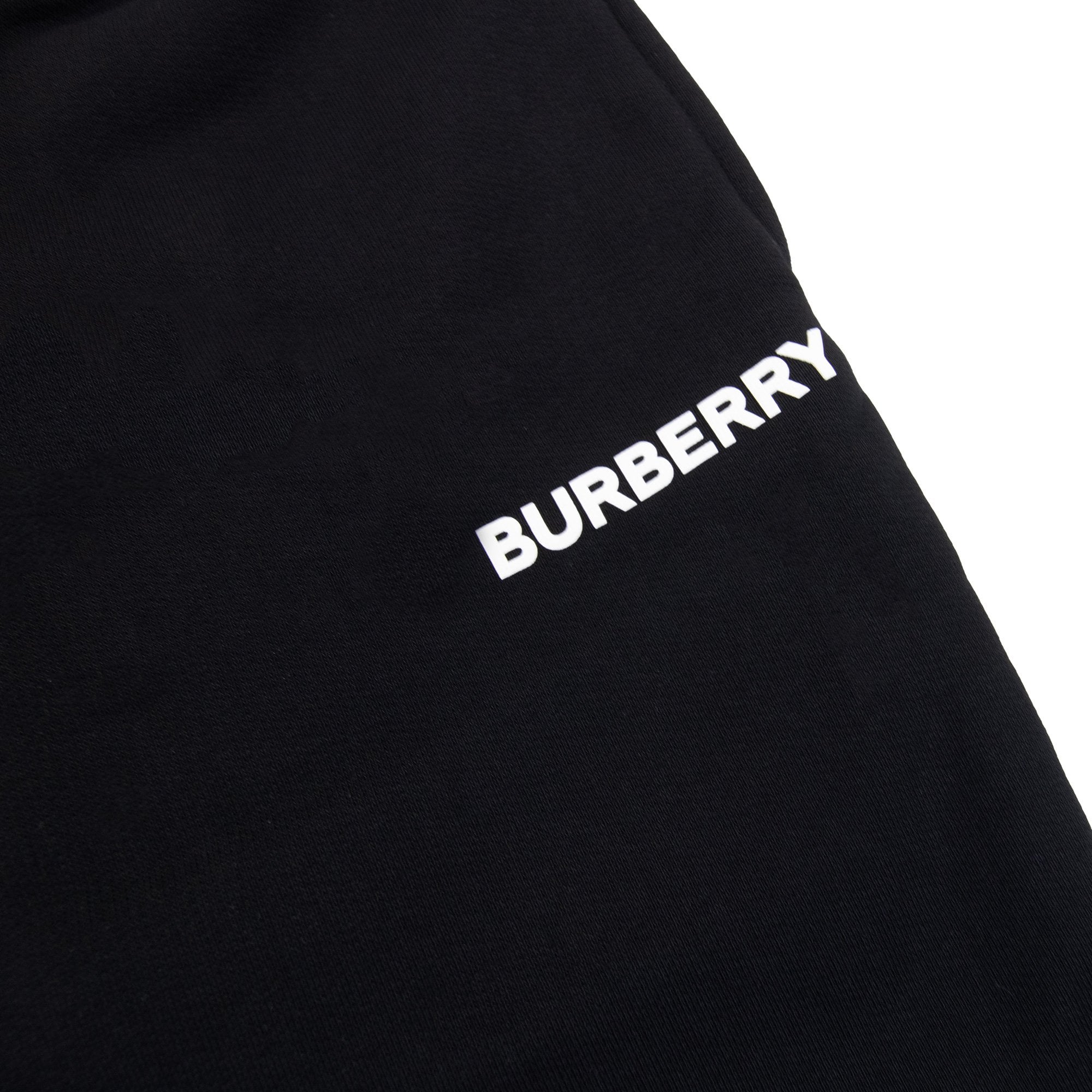 Burberry M Raphael Logo Cotton Shorts Black