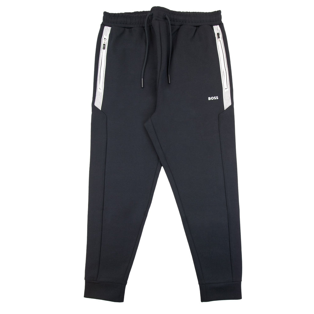 Hugo Boss Hadiko 1 Hd Print Logo Tracksuit Bottoms Navy/white