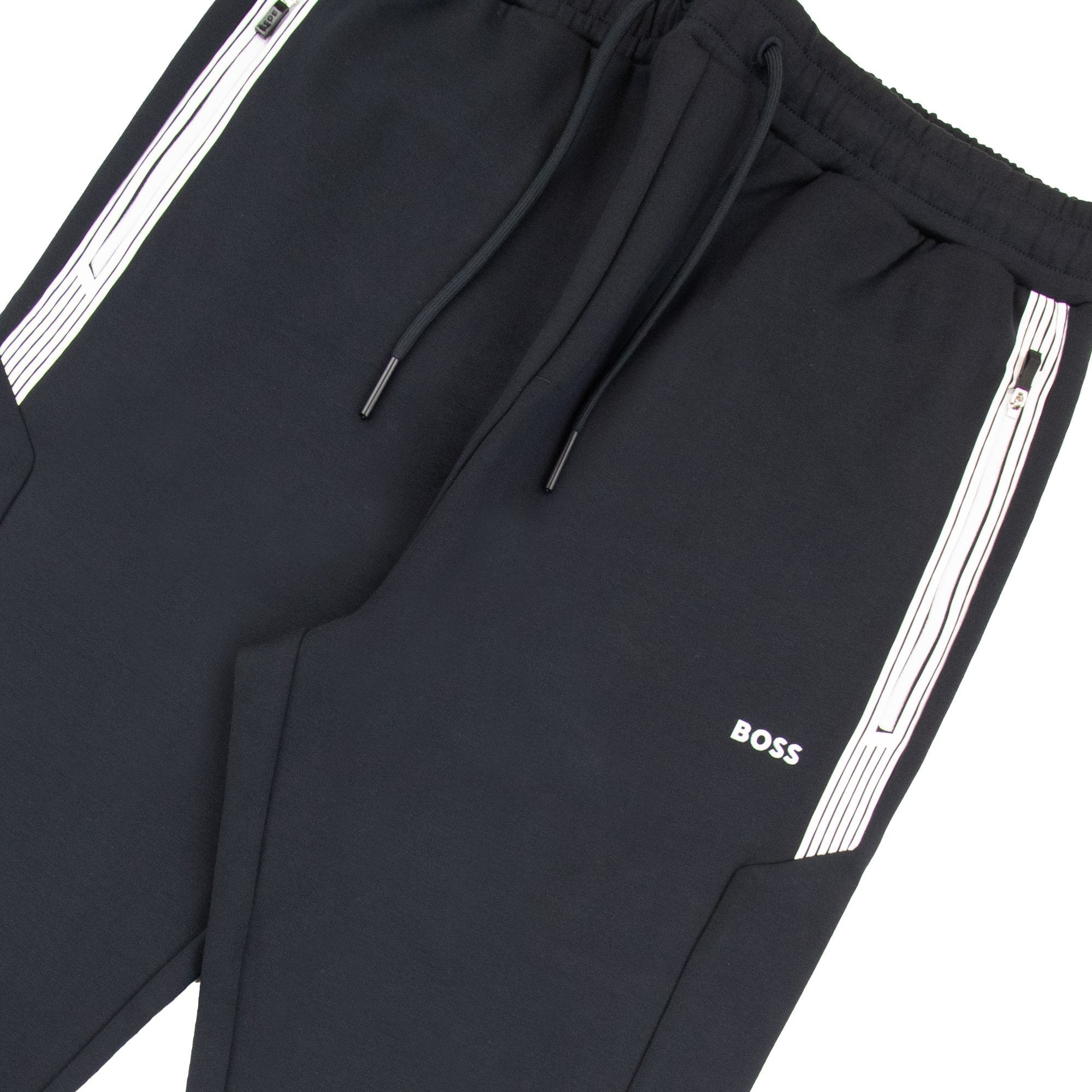 Hugo Boss Hadiko 1 Hd Print Logo Tracksuit Bottoms Navy/white