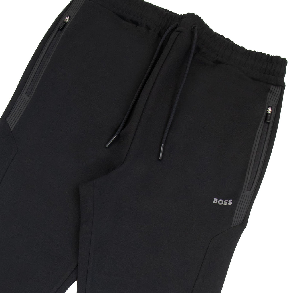 Hugo Boss Hadiko 1 Hd Print Logo Tracksuit Bottoms Black 001