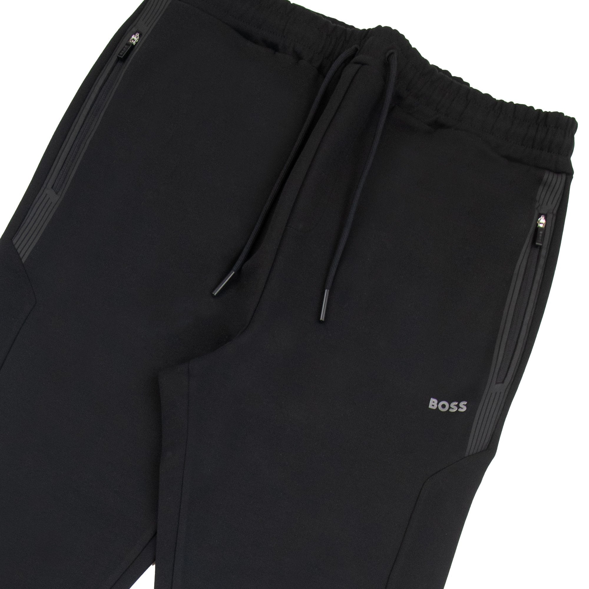 Hugo Boss Hadiko 1 Hd Print Logo Tracksuit Bottoms Black 001