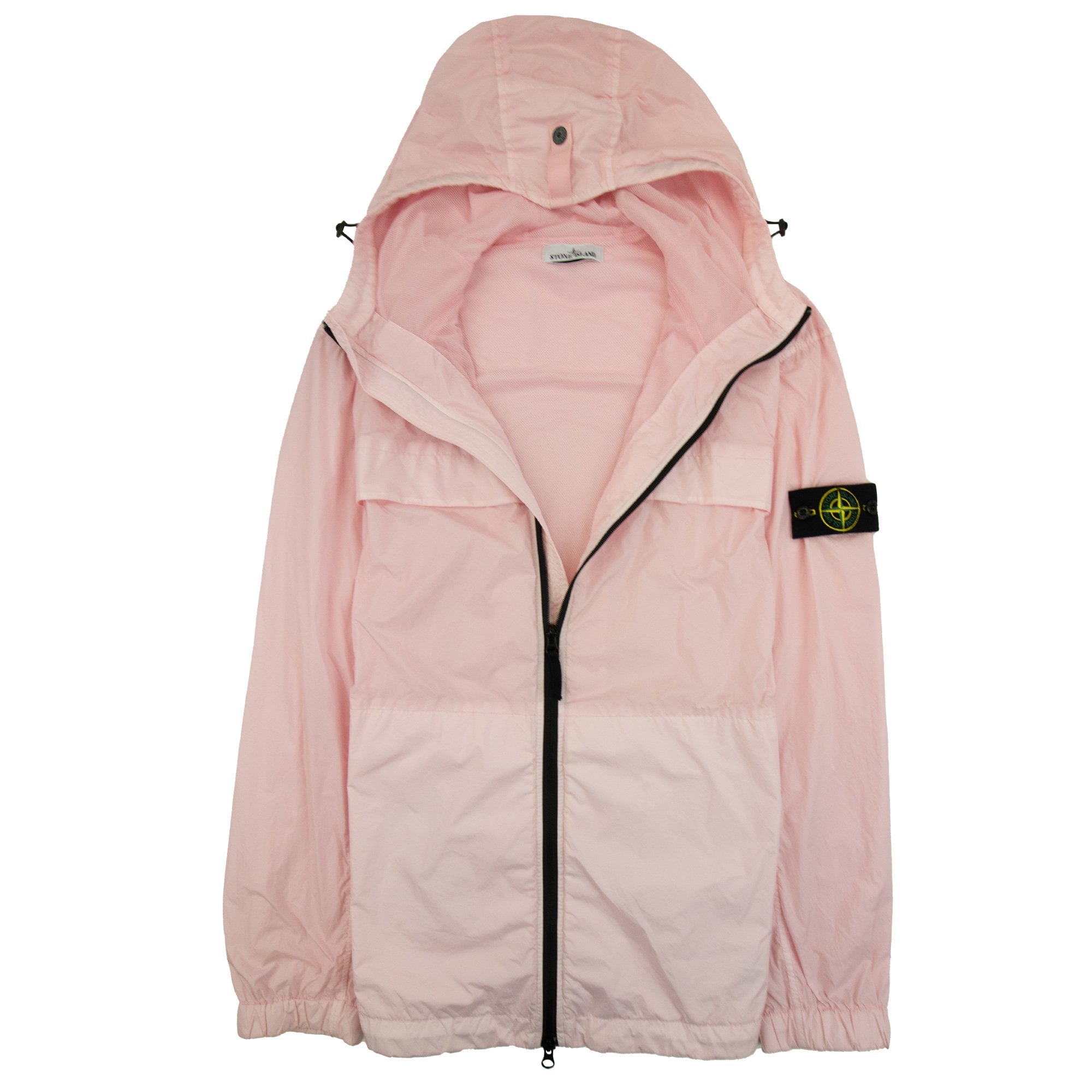 Stone Island 409222 Garment Dyed Crinkle Reps Pink V0080