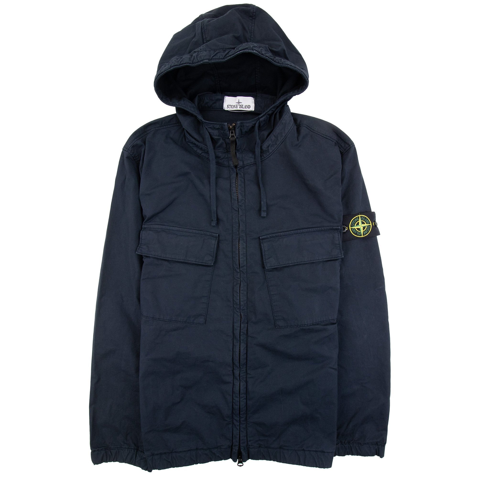 Stone Island 42610 Twill Stretch Tc Blouson Jacket Navy V0020