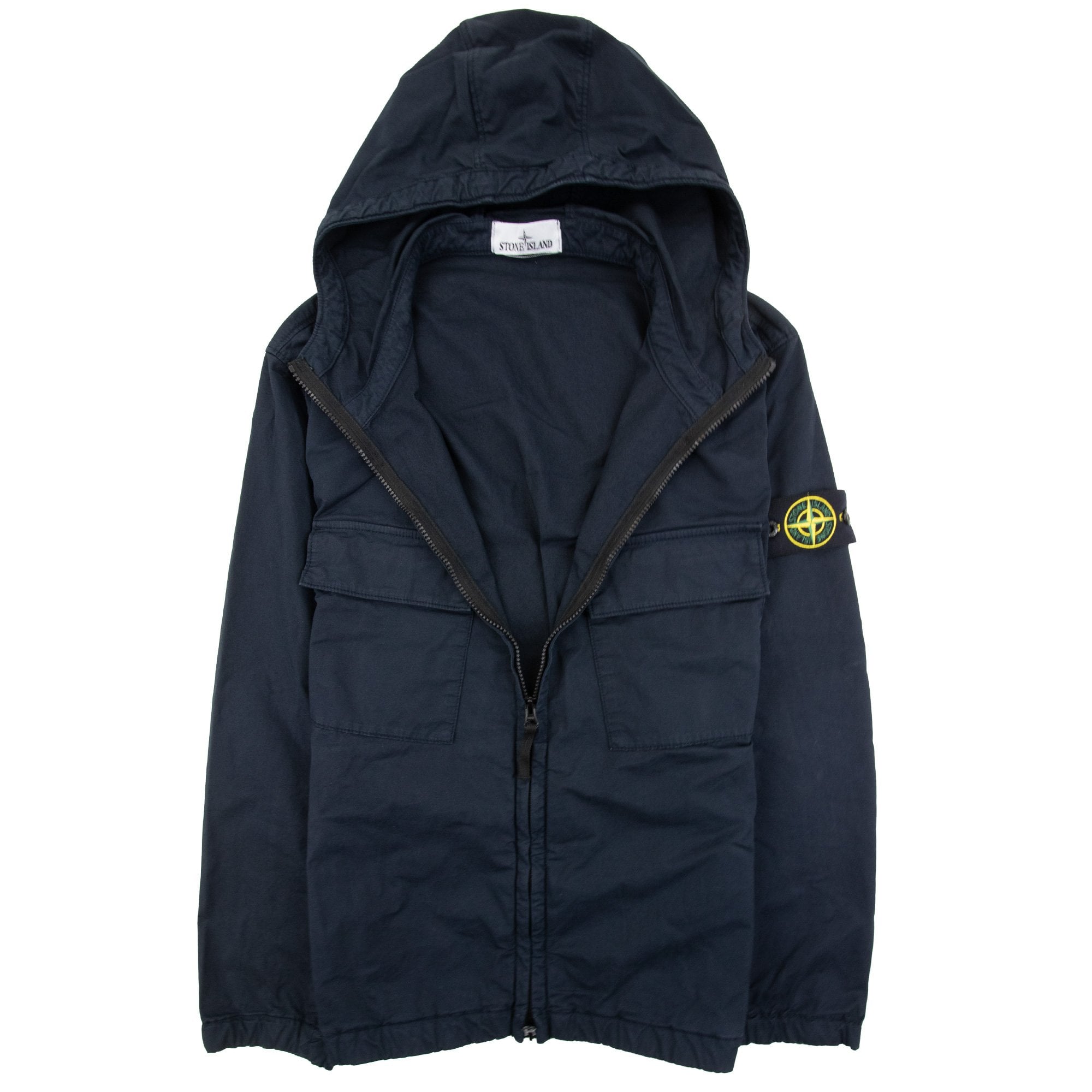 Stone Island 42610 Twill Stretch Tc Blouson Jacket Navy V0020