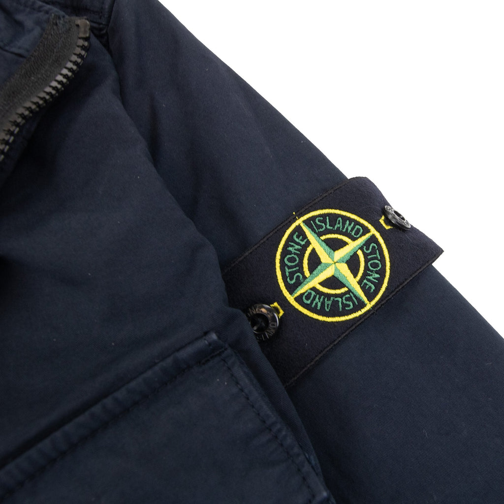 Stone Island 42610 Twill Stretch Tc Blouson Jacket Navy V0020