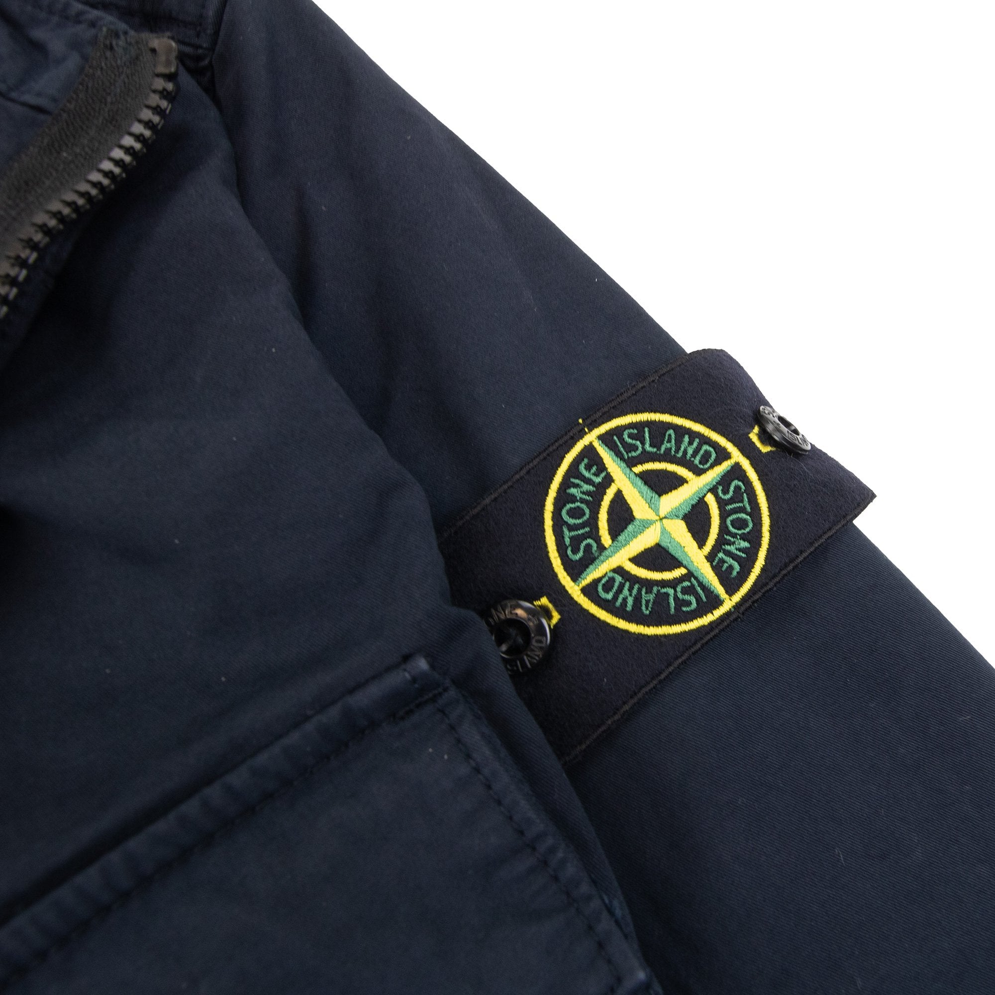 Stone Island 42610 Twill Stretch Tc Blouson Jacket Navy V0020