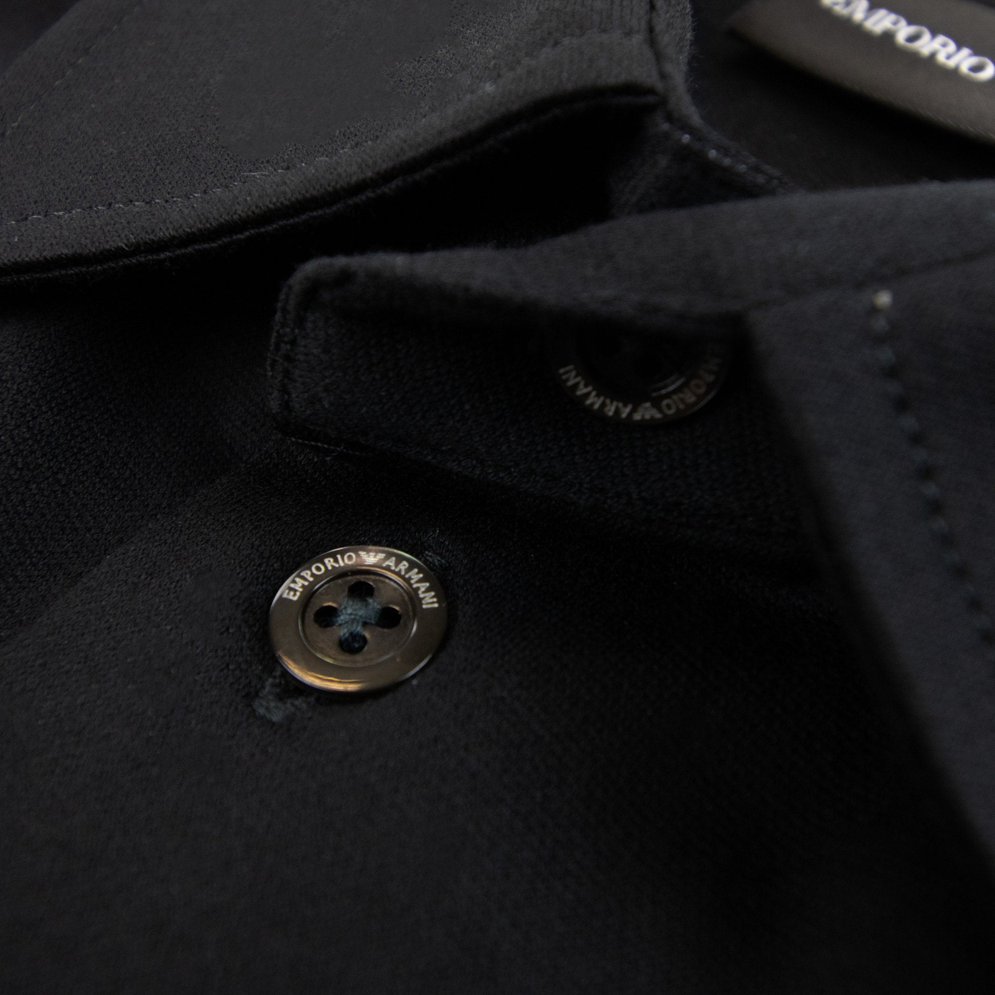 Emporio Armani Camicia Short Sleeve Shirt Black 999