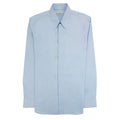 Givenchy Embroidered Split Logo Shirt Light Blue