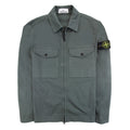 Stone Island 10812 Front Pocket Regular Fit Overshirt Musk Green V0159