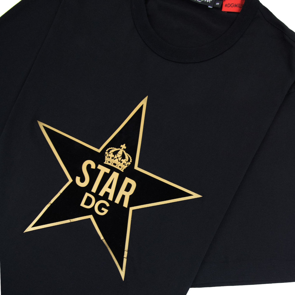 Dolce & Gabbana Star Logo T Shirt Black N0000
