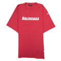 Balenciaga Caps Rip T-shirt Raspberry/white