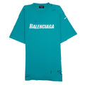 Balenciaga Caps Rip T-shirt Turquoise
