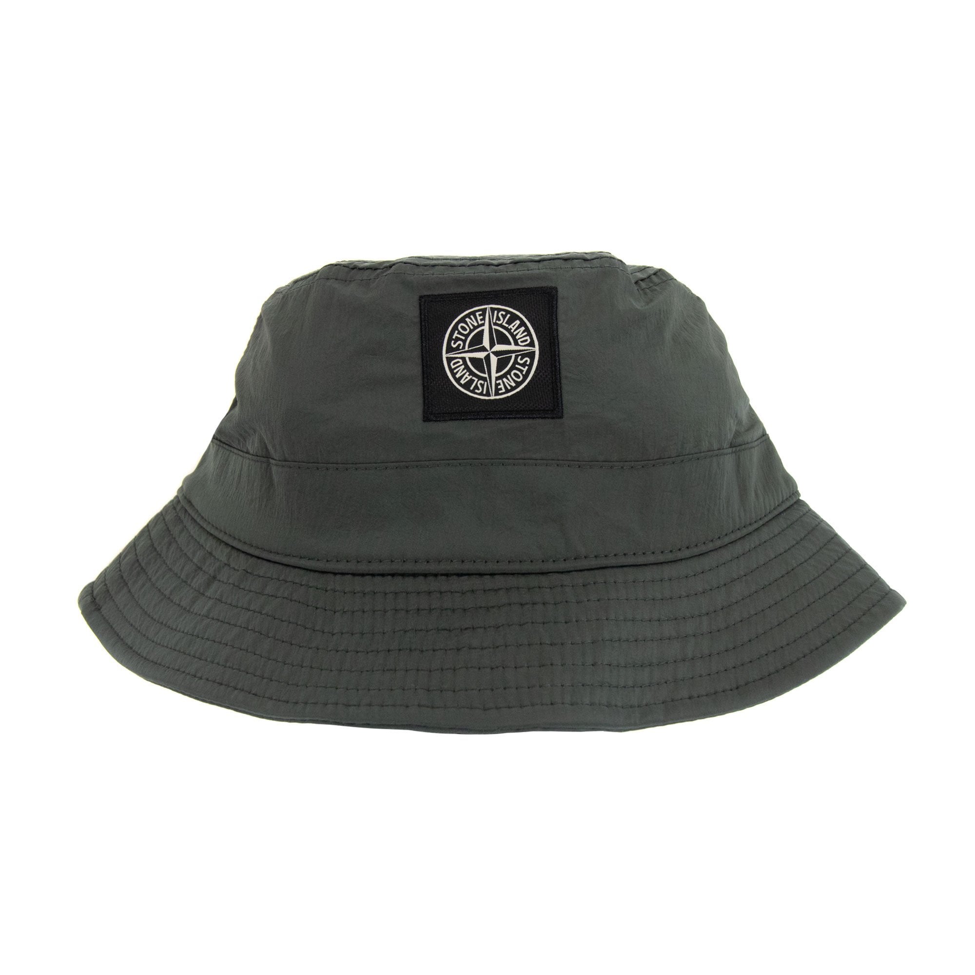 Stone Island 99376 Nylon Metal In Econyl Bucket Hat Khaki V0059