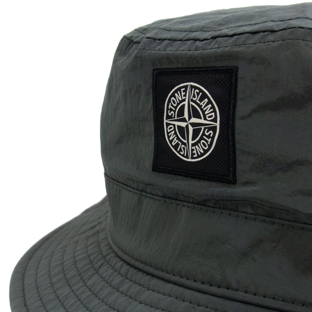 Stone Island 99376 Nylon Metal In Econyl Bucket Hat Khaki V0059