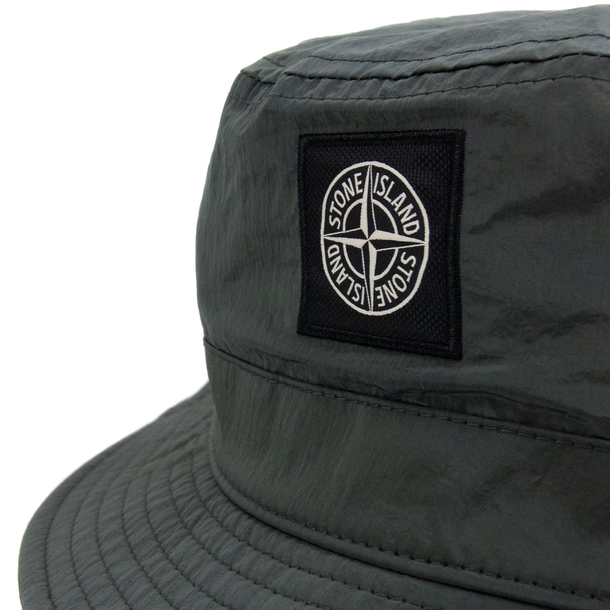 Stone Island 99376 Nylon Metal In Econyl Bucket Hat Khaki V0059